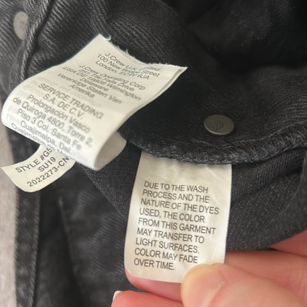 Madewell adirondack short overalls in washed black XXS - Picture 8 of 11
